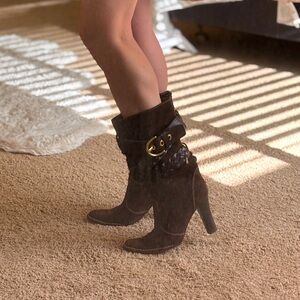 COACH suede boot 8.5